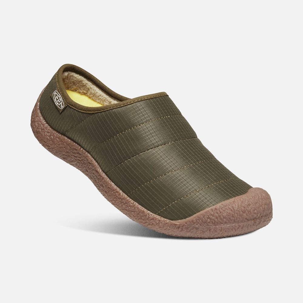 Chaussons Keen Femme Vert Olive | Howser Slide | JNXFY-6421